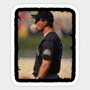 Todd Helton in Colorado Rockies Sticker